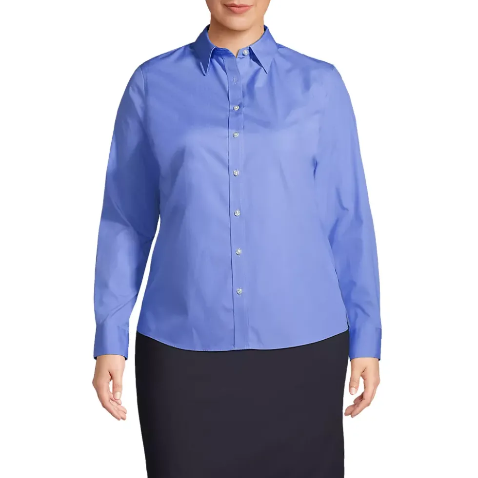 Women's Long Sleeve No Iron Broadcloth Shirt
