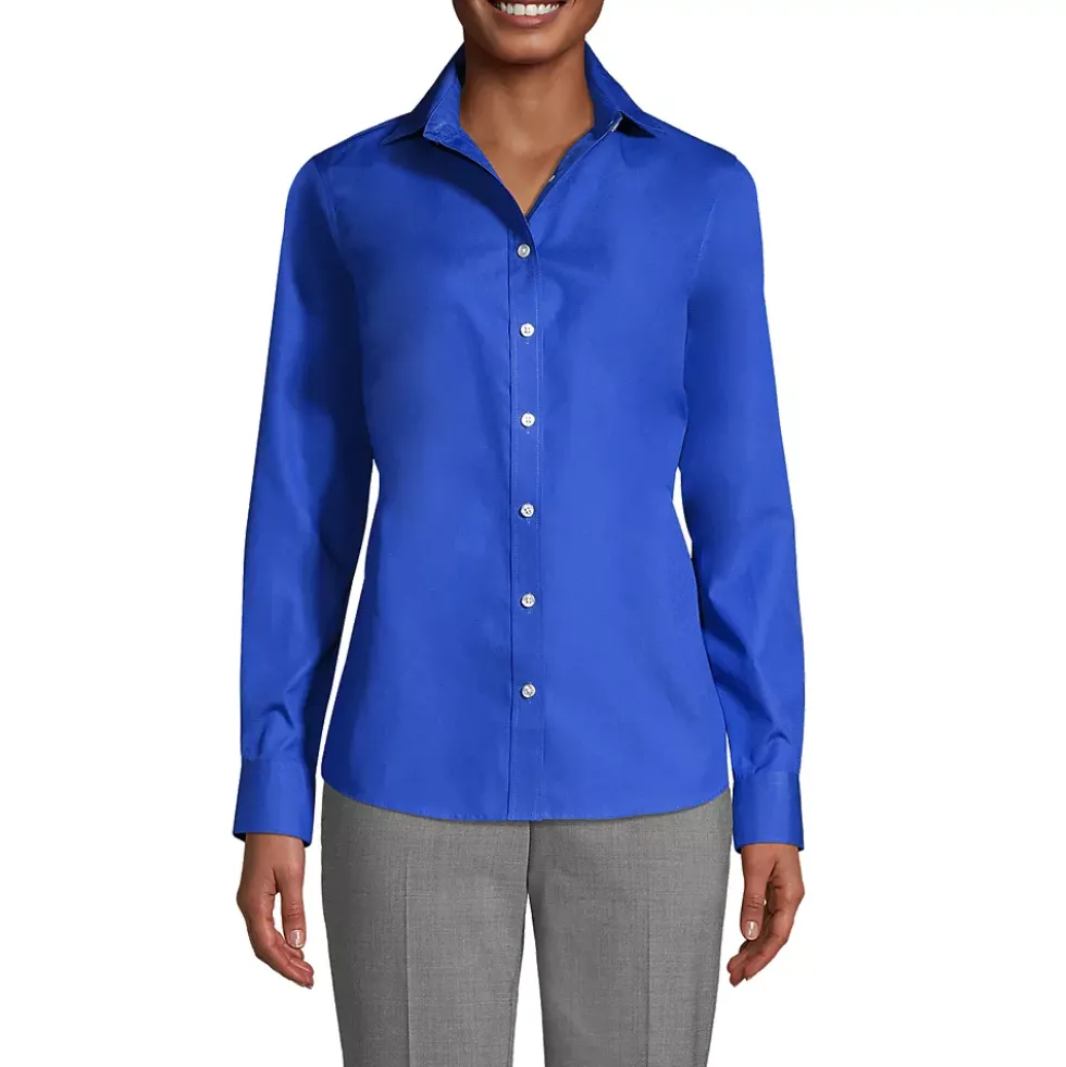 Women's Long Sleeve No Iron Broadcloth Shirt