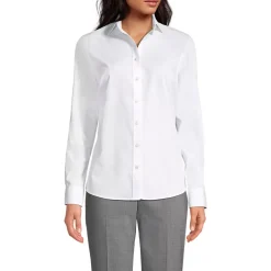 Women's Long Sleeve No Iron Broadcloth Shirt