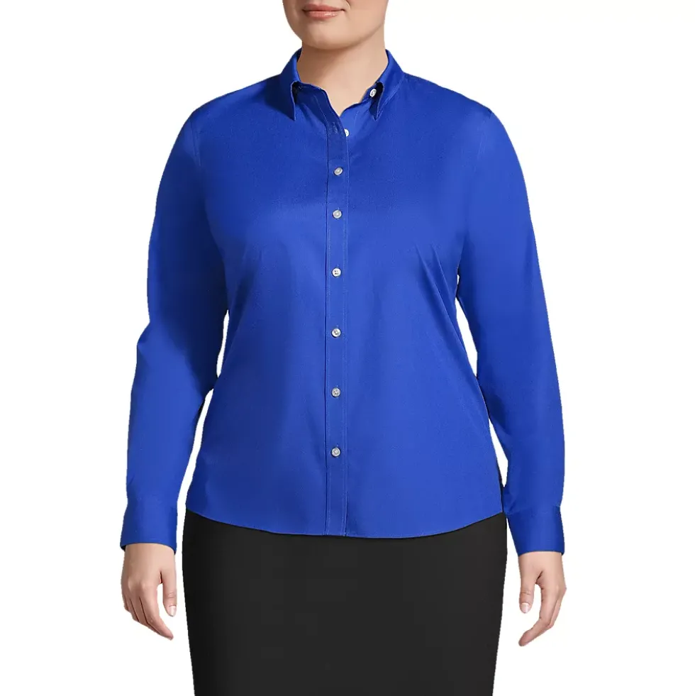 Women's Long Sleeve No Iron Broadcloth Shirt
