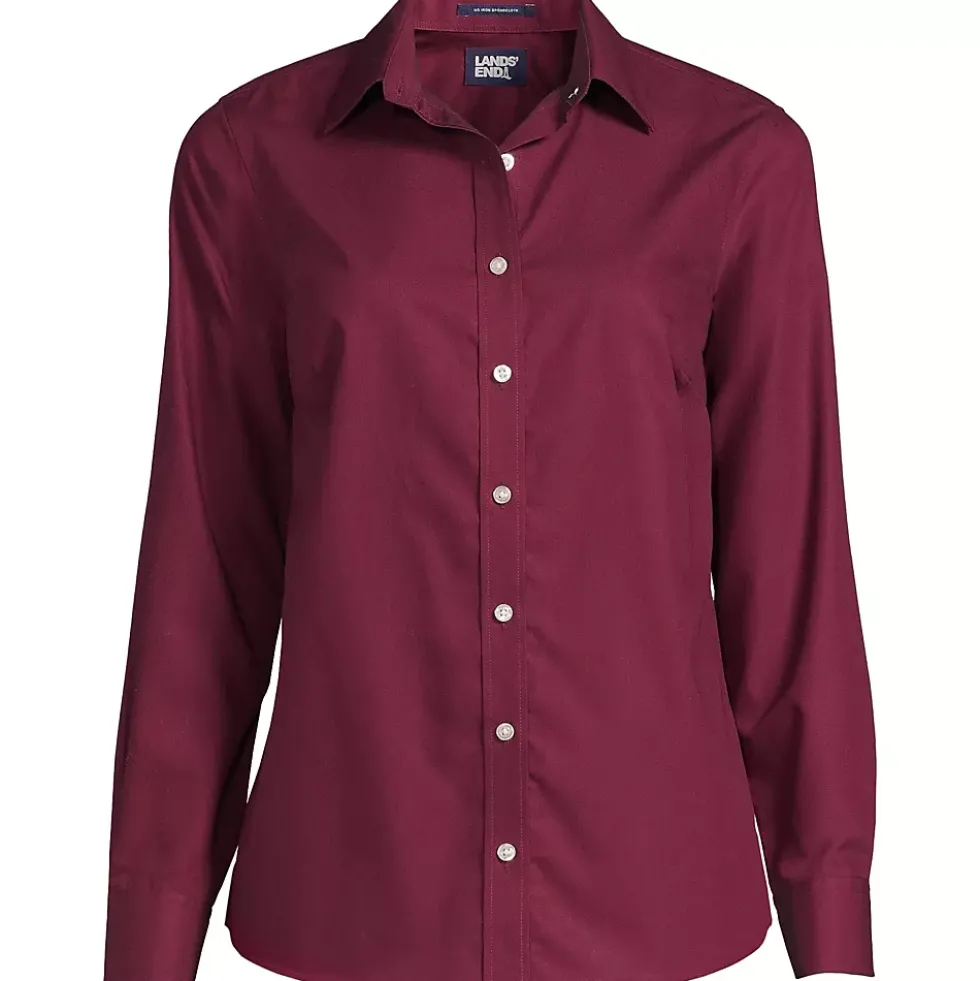 Women's Long Sleeve No Iron Broadcloth Shirt