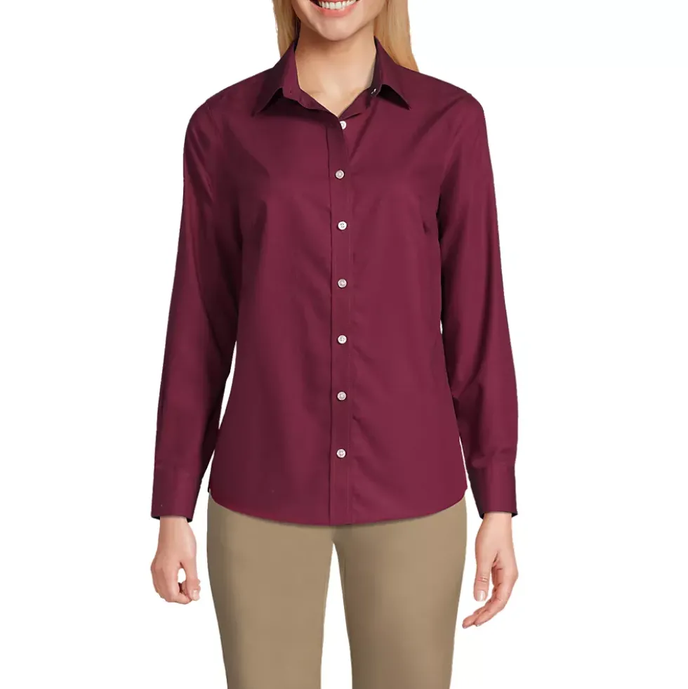 Women's Long Sleeve No Iron Broadcloth Shirt