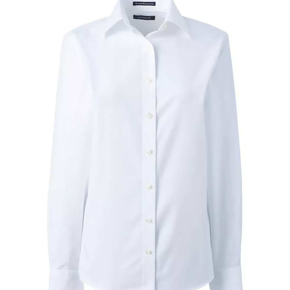 Women's Long Sleeve No Iron Broadcloth Shirt
