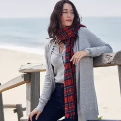 Women's Long Sleeve Open Long Cardigan Sweater