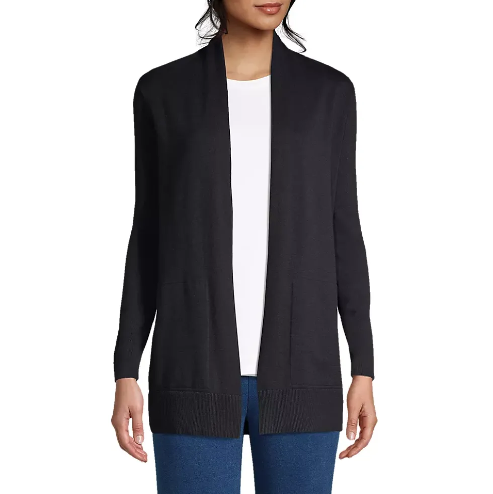 Women's Long Sleeve Open Long Cardigan Sweater