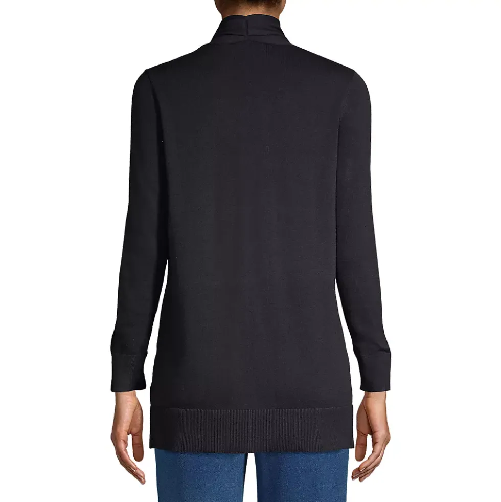 Women's Long Sleeve Open Long Cardigan Sweater