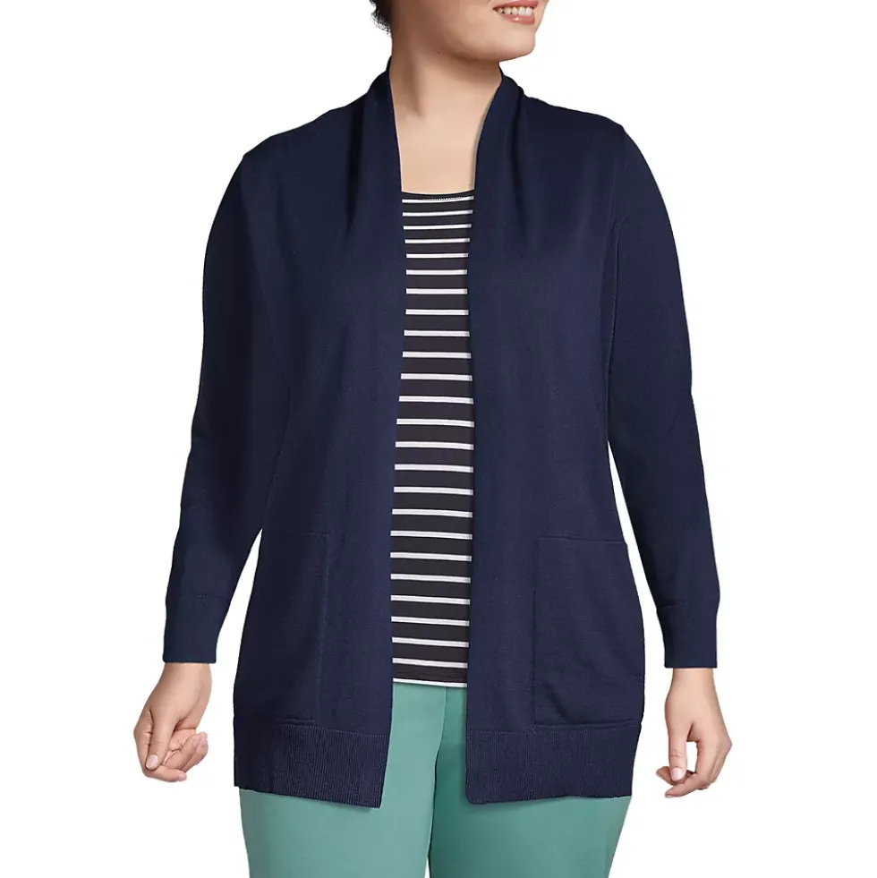 Women's Long Sleeve Open Long Cardigan Sweater