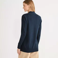 Women's Long Sleeve Open Long Cardigan Sweater