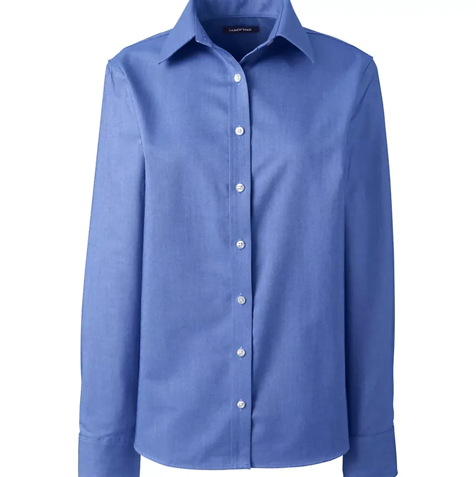 Women's Long Sleeve Oxford Shirt