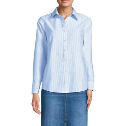 Women's Long Sleeve Oxford Shirt
