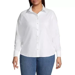 Women's Long Sleeve Oxford Shirt