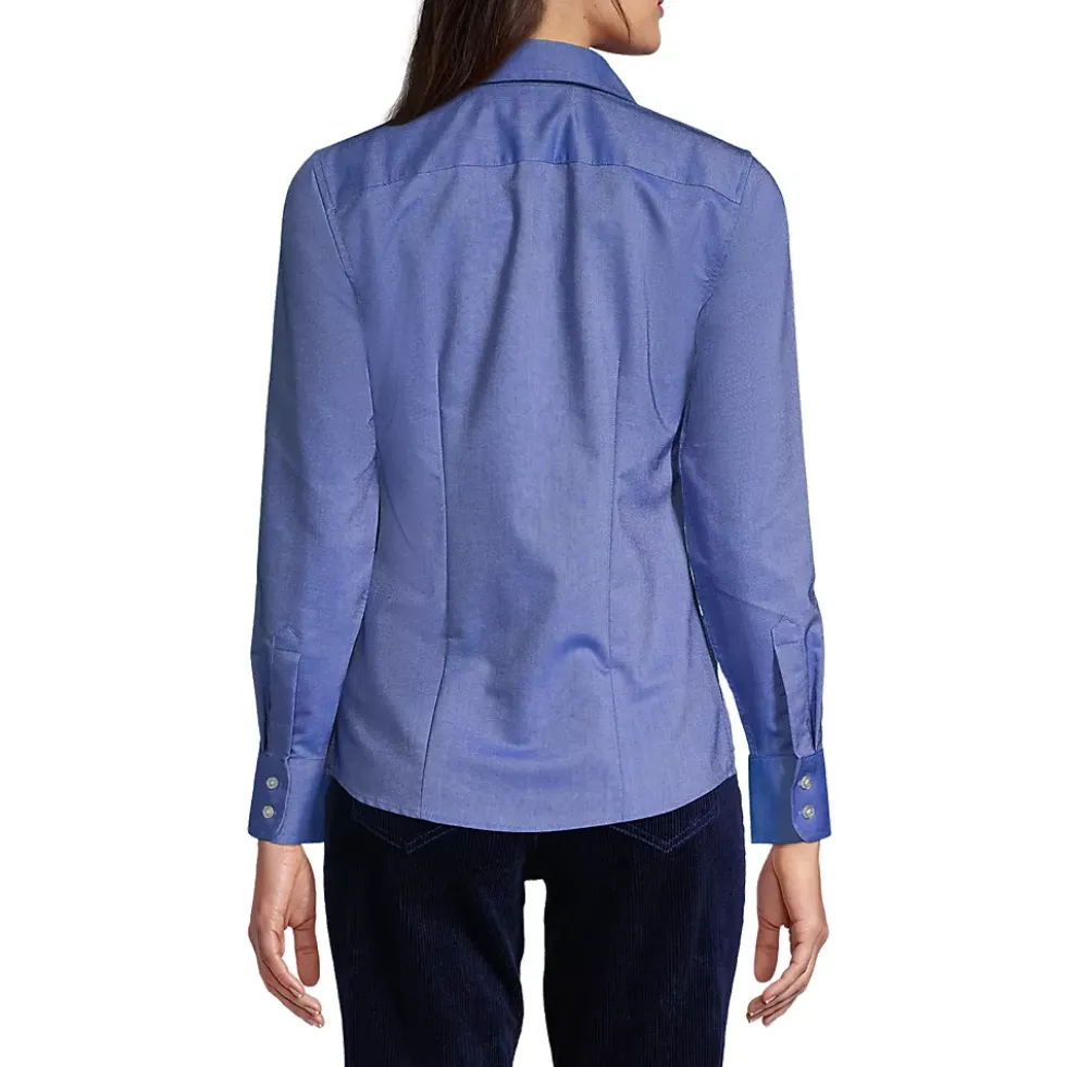 Women's Long Sleeve Oxford Shirt