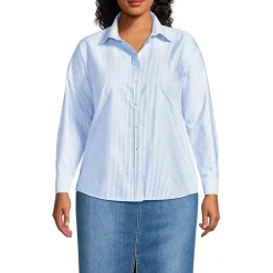 Women's Long Sleeve Oxford Shirt