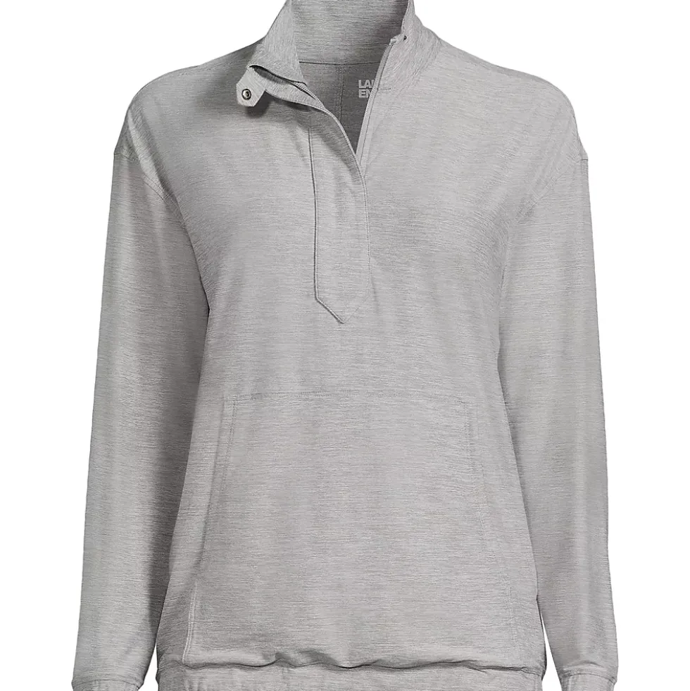 Women's Long Sleeve Performance Zip Front Popover