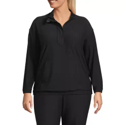 Women's Long Sleeve Performance Zip Front Popover