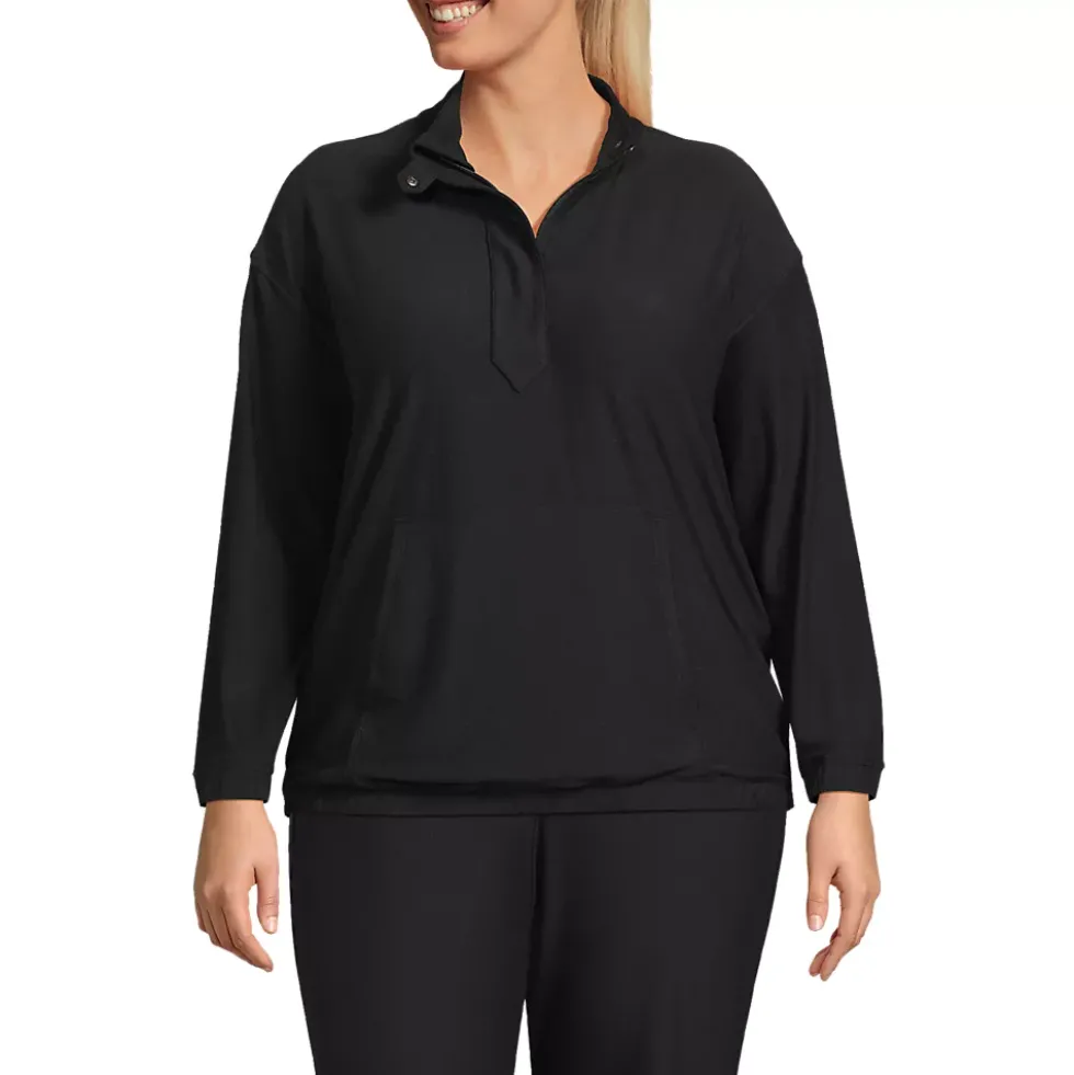 Women's Long Sleeve Performance Zip Front Popover