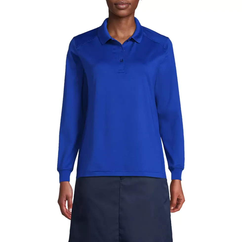 Women's Long Sleeve Rapid Dry Polo Shirt