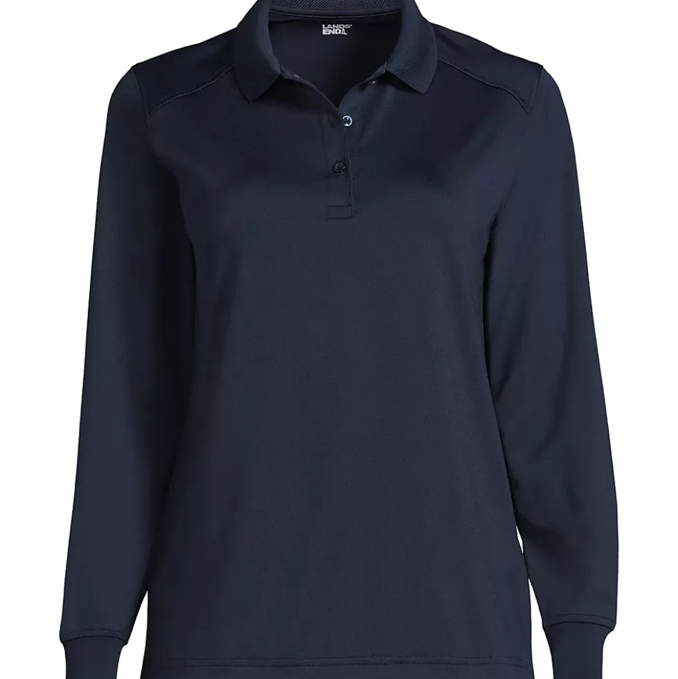 Women's Long Sleeve Rapid Dry Polo Shirt