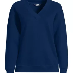Women's Long Sleeve Serious Sweats V-neck Sweatshirt