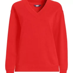 Women's Long Sleeve Serious Sweats V-neck Sweatshirt