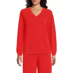 Women's Long Sleeve Serious Sweats V-neck Sweatshirt