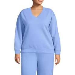 Women's Long Sleeve Serious Sweats V-neck Sweatshirt