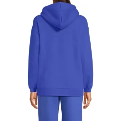 Women's Long Sleeve Serious Sweats Hooded Tunic Sweatshirt