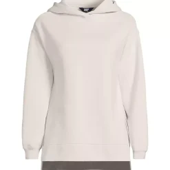 Women's Long Sleeve Serious Sweats Hooded Tunic Sweatshirt