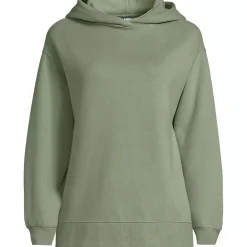 Women's Long Sleeve Serious Sweats Hooded Tunic Sweatshirt