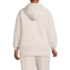 Women's Long Sleeve Serious Sweats Hooded Tunic Sweatshirt
