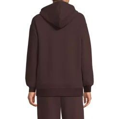 Women's Long Sleeve Serious Sweats Hooded Tunic Sweatshirt