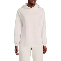 Women's Long Sleeve Serious Sweats Hooded Tunic Sweatshirt