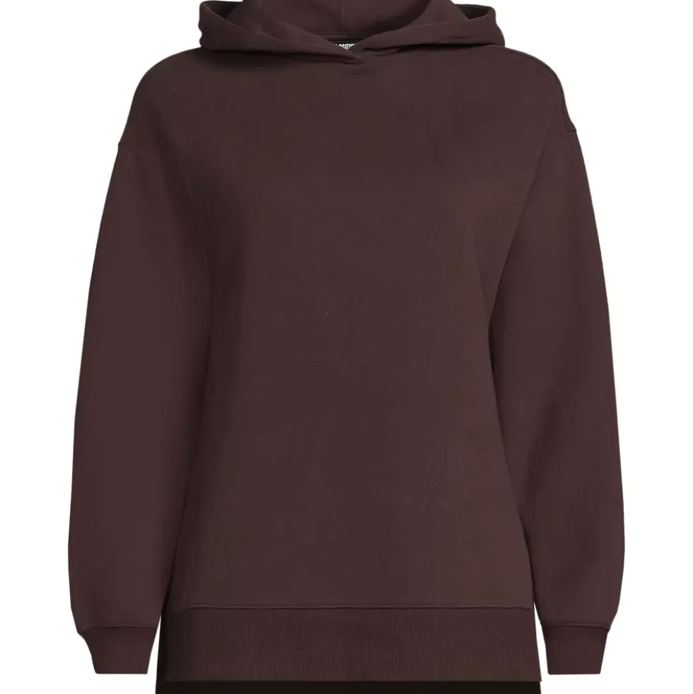 Women's Long Sleeve Serious Sweats Hooded Tunic Sweatshirt