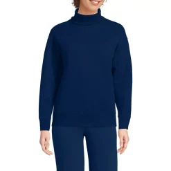 Women's Long Sleeve Serious Sweats Mock Neck Sweatshirt