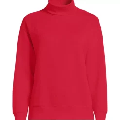 Women's Long Sleeve Serious Sweats Mock Neck Sweatshirt