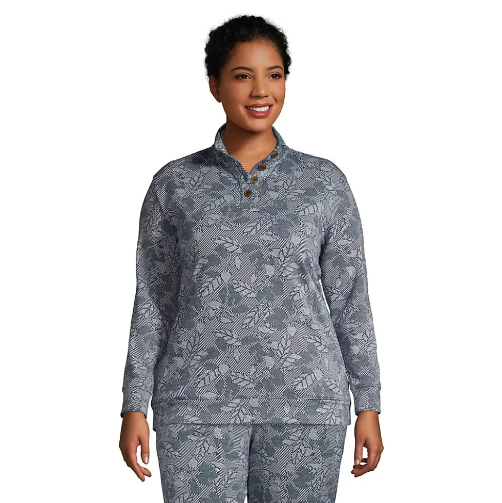 Women's Long Sleeve Sport Knit Pullover