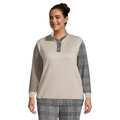 Women's Long Sleeve Sport Knit Pullover
