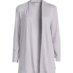 Women's Long Sleeve Supima Micro Modal Open Cardigan Tunic