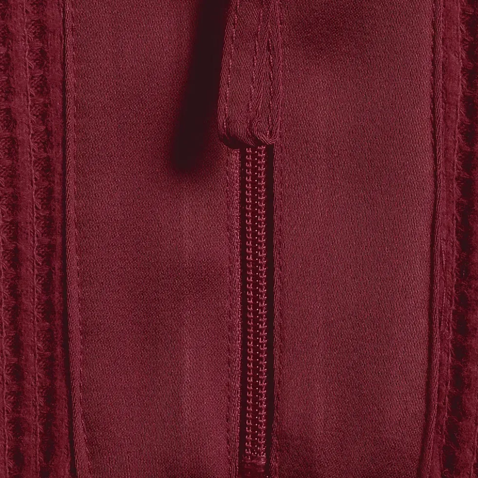 Women's Long Sleeve Waffle Quarter Zip Pullover