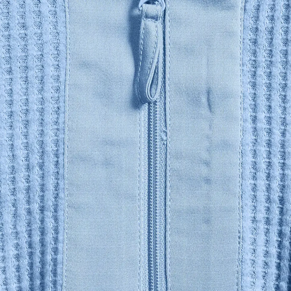 Women's Long Sleeve Waffle Quarter Zip Pullover