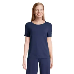Women's Lounge Short Sleeve Crewneck Pajama T-shirt