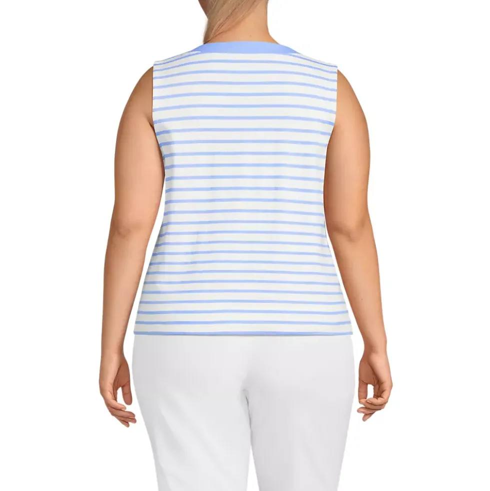 Women's Mariner Button Shoulder Tank