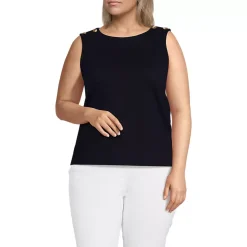 Women's Mariner Button Shoulder Tank