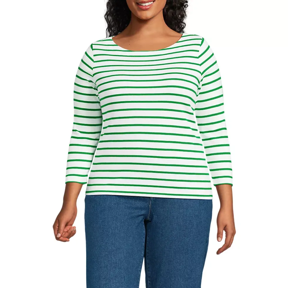 Women's Mariner Jersey Boatneck Top