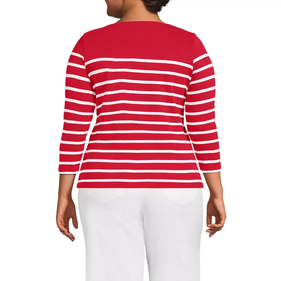 Women's Mariner Jersey Boatneck Top