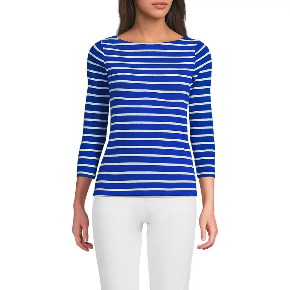 Women's Mariner Jersey Boatneck Top