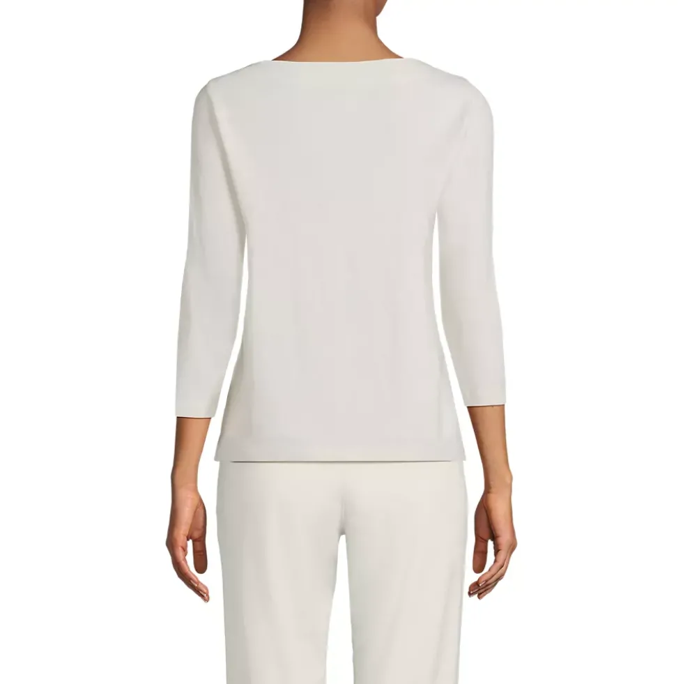 Women's Mariner Jersey Boatneck Top