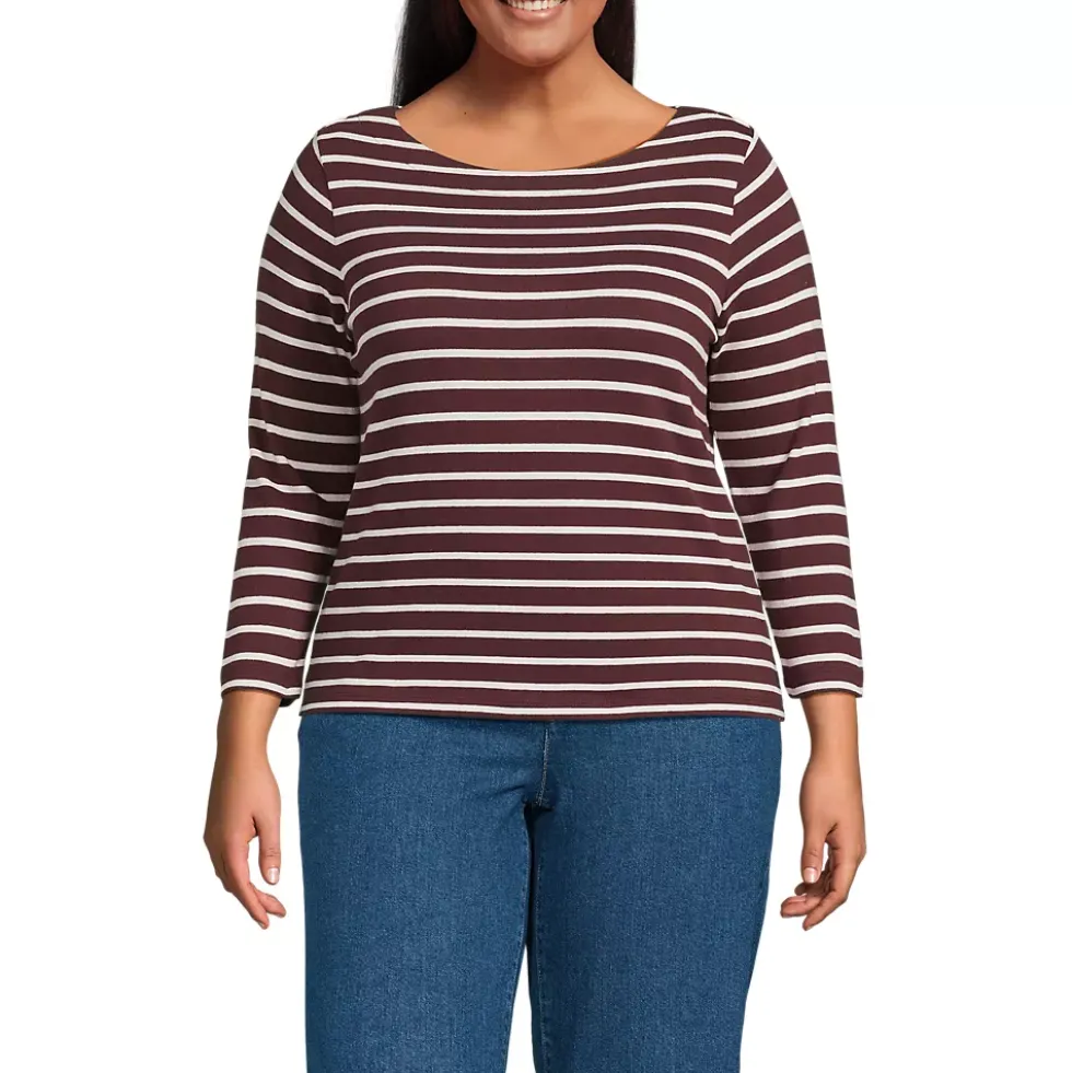Women's Mariner Jersey Boatneck Top