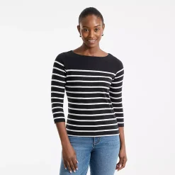 Women's Mariner Jersey Boatneck Top