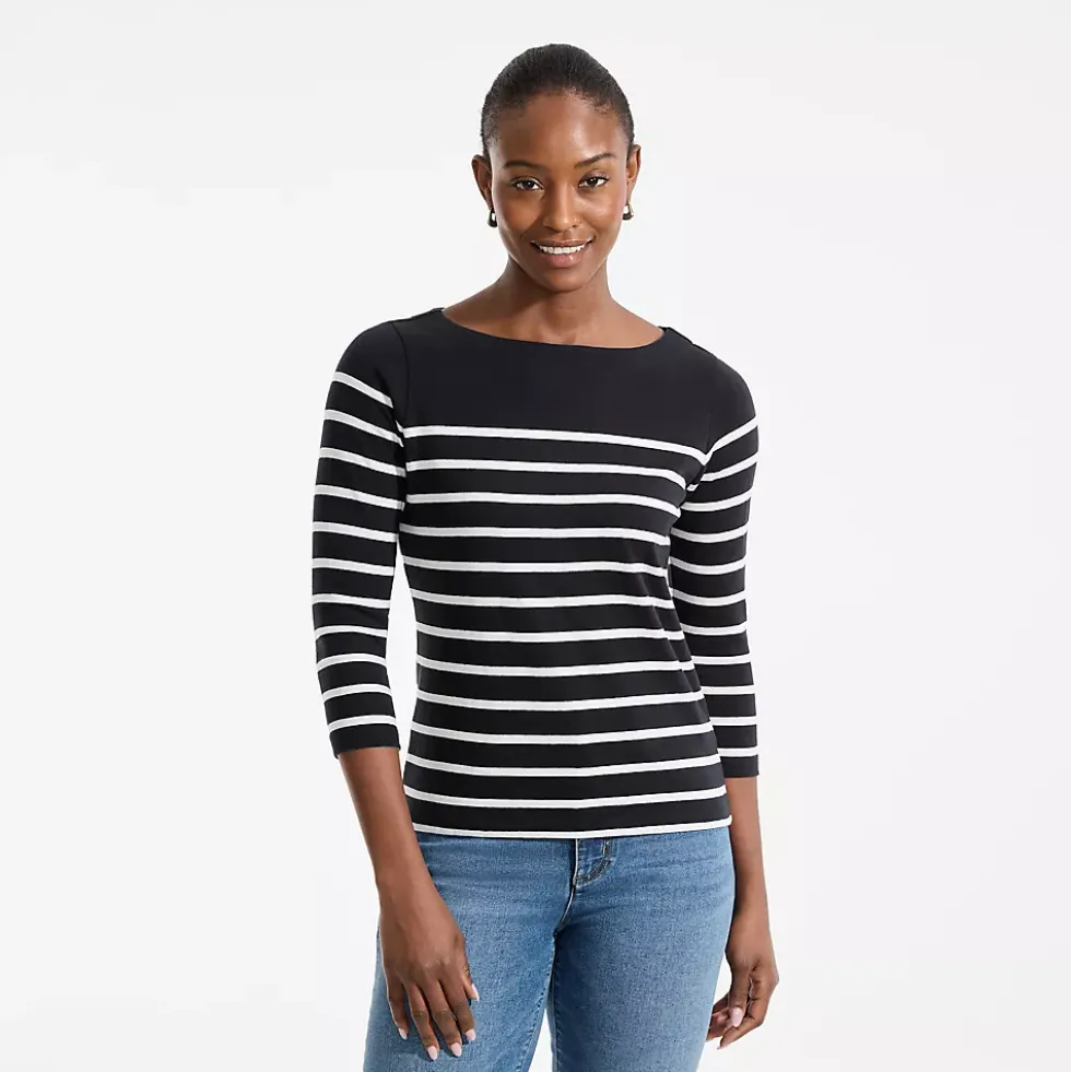 Women's Mariner Jersey Boatneck Top